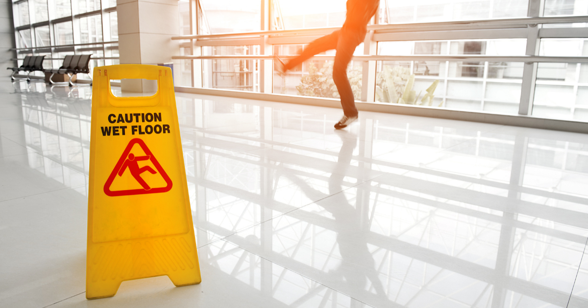slip and fall airport