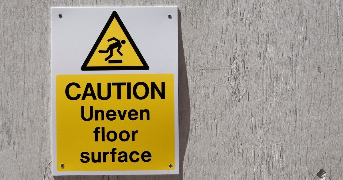 Slip and Fall Injuries on Uneven Flooring